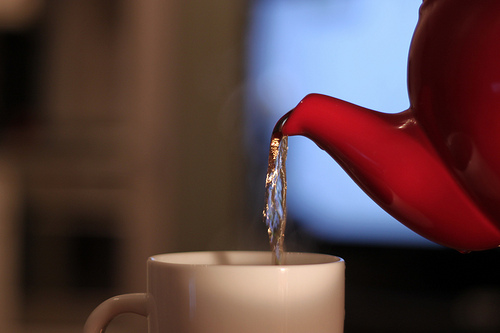 Serving Tea and Coffee in a Restaurant