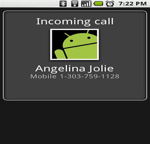 fake call from angelina jolie