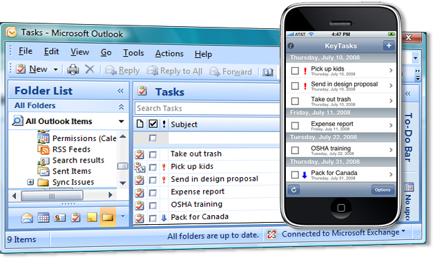 Sync an iPhone With Outlook