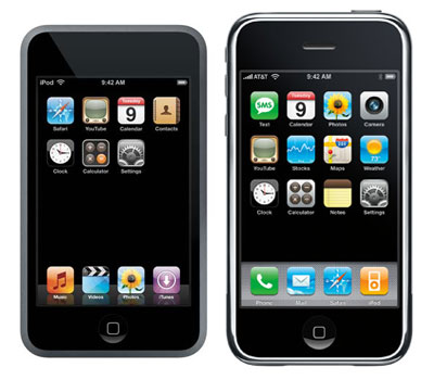 ipod touch and iphone