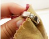 Dry jewelry with cotton cloth
