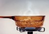 Sauce pan on flame