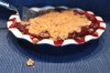 Peach and Blueberry Crumble