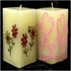Stamped Candles