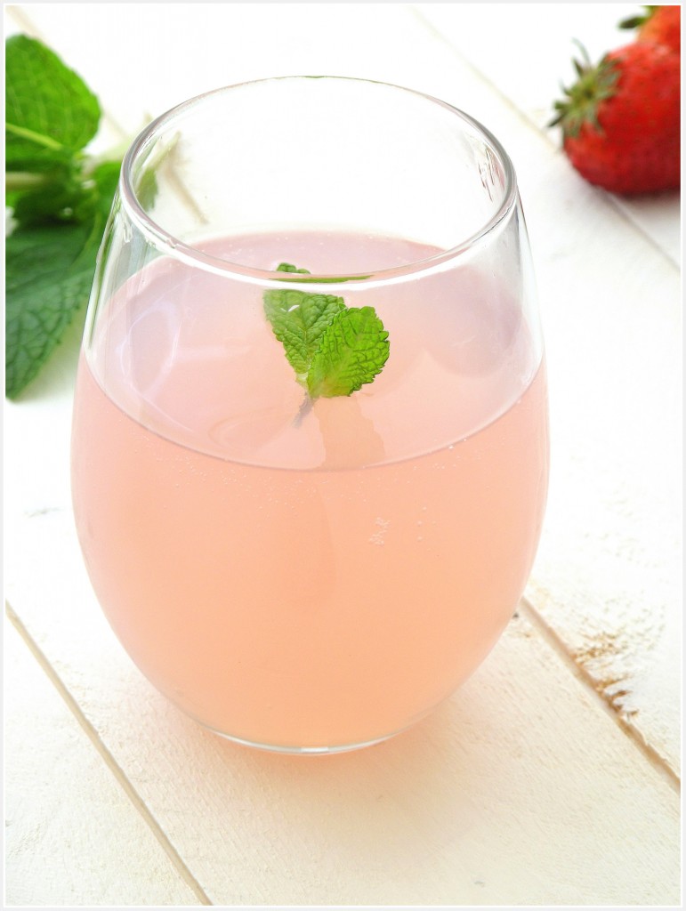 Strawberry Mint Soda