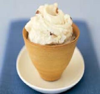 Yogurt Almond Ice Cream