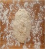 Dough on Floured Surface to Make Sourdough Bread at Home