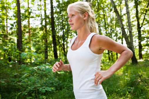 Woman jogging