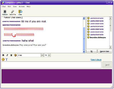 keep yourself safe from being hacked in yahoo chat rooms