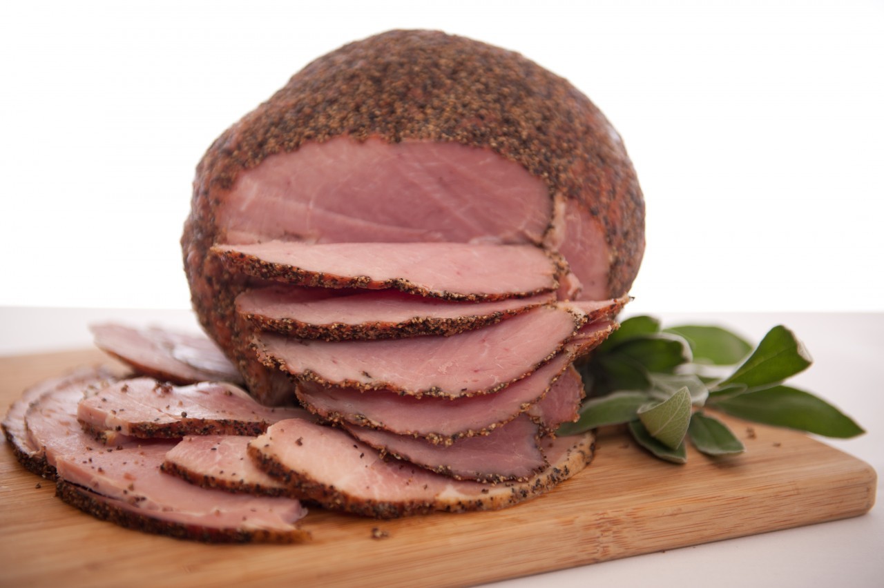 Sliced ham