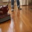 Buff Hardwood Floors at Home