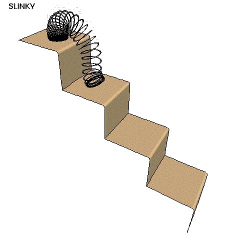 Build Indoor Slinky Steps