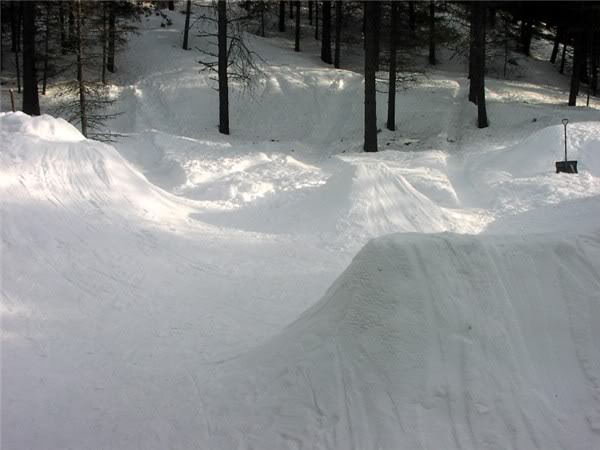 Backyard Snowboard Park