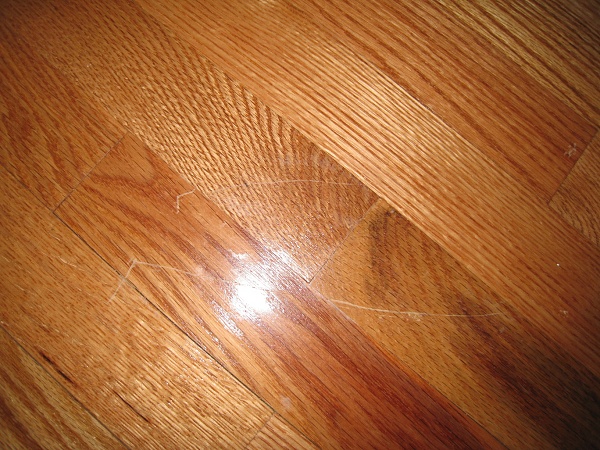 How To Camouflage Wood Floor Scratches