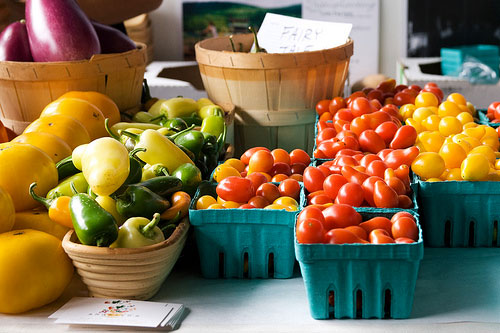 Vegetables in bowl