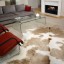 Room decorated with Cowhide Rug