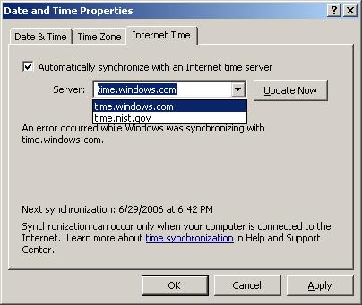 Authoritative Time Server