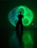 Dancing with glow sticks