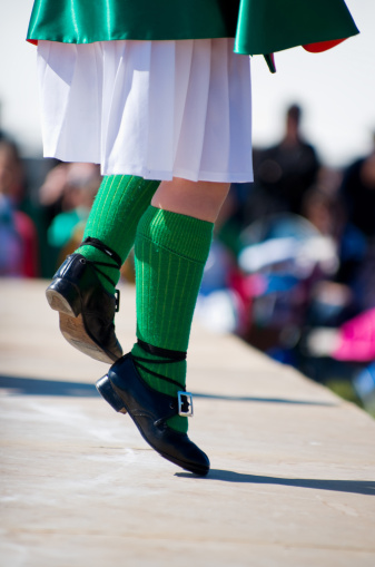 Irish dancing child, highland dancing competition,