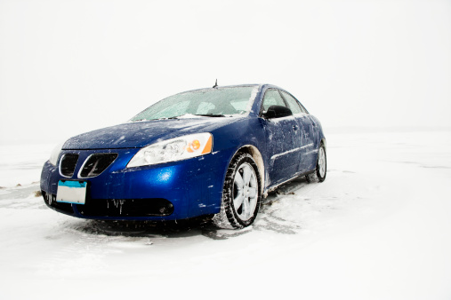 Car in snow