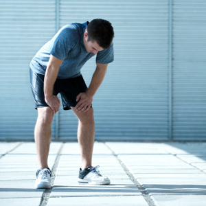 Man unable to breathe
