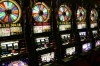 Old-fashioned casino machines