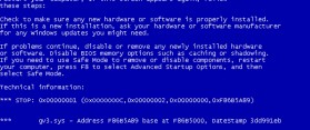 Fixing Blue Screen Error