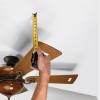 Measuring fan top to ceiling distance