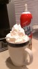 Whipped cream topping