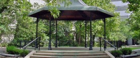 Gazebos in a park