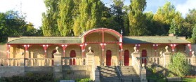 Pavilion in a park