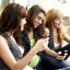 Girls using mobile