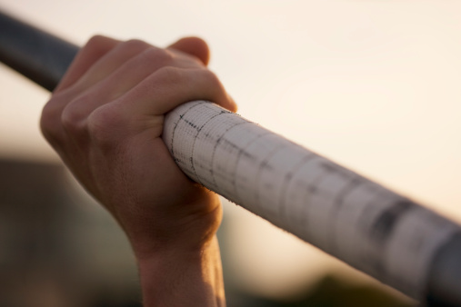 Man holding javelin