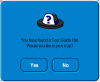 Selecting a Tour Guide hat