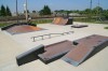 Skate park ramps