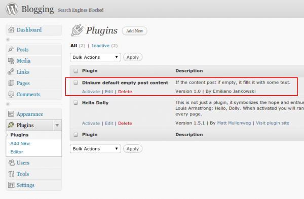 WordPress Plugin