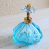 Blue perfume bottle