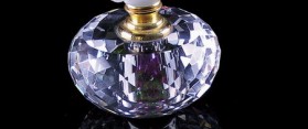 Crystal perfume bottle