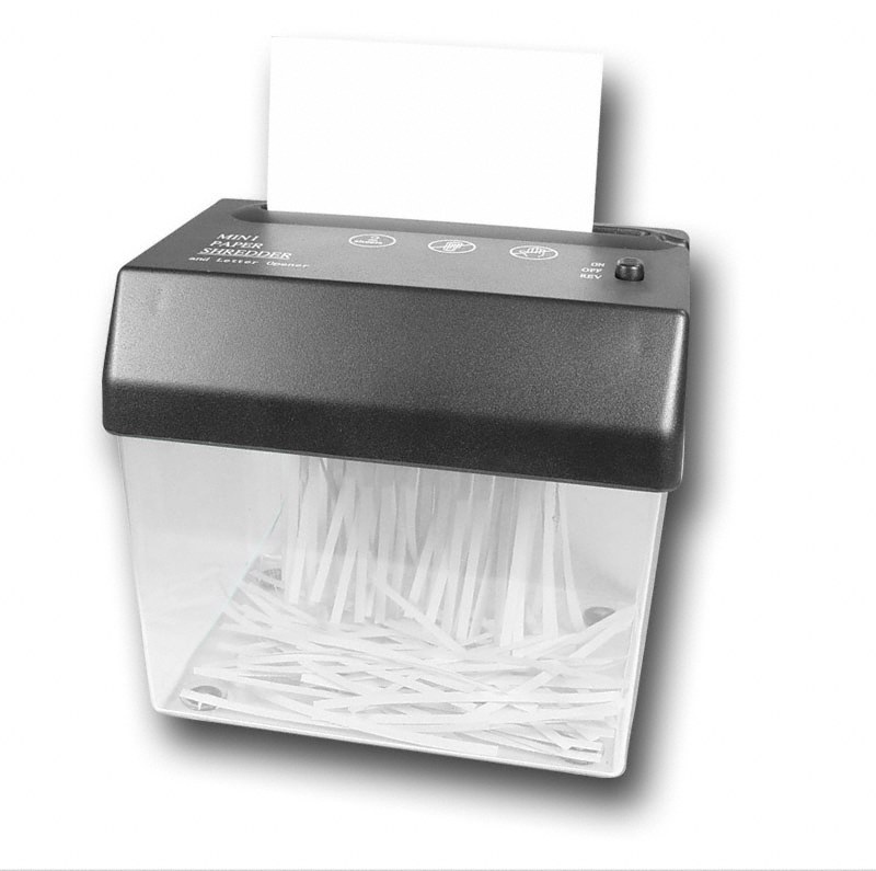 A paper shredder