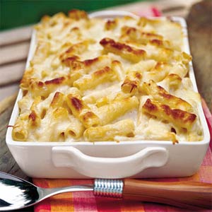 How to Make Baked Pasta with Cheese