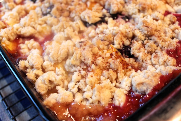 Blueberry Peach Crumble