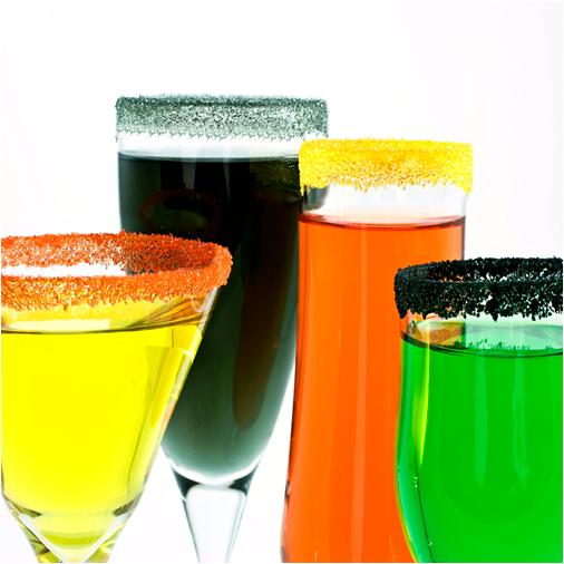 Drinks with Colored Sugars