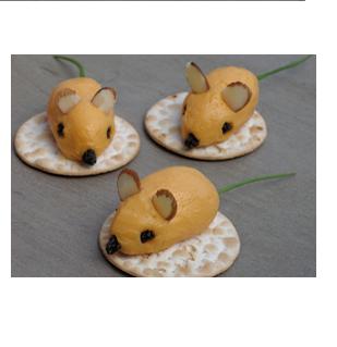 Make Mini Cheese Ball Mice