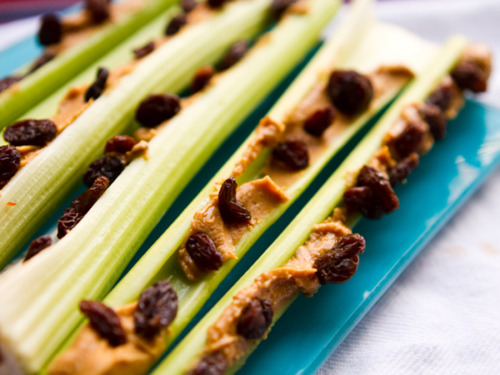 Raisin Ants on a Celery Log