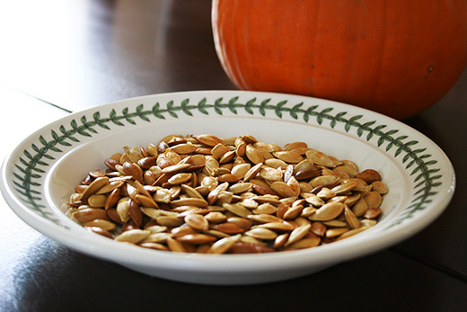 Roasted pumpkin seeds