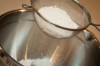 Sifting flour
