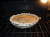 Quiche Lorraine in the oven