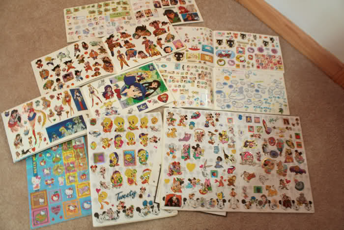 sticker collection