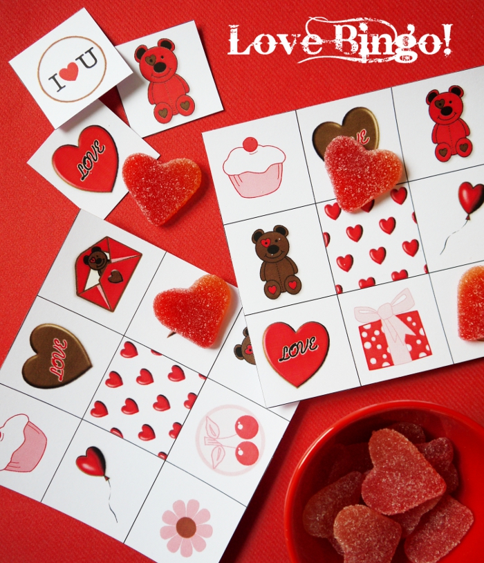 Make a Valentine Bingo Game