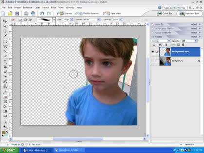 Make an Eraser Tool Size in Photoshop CS5